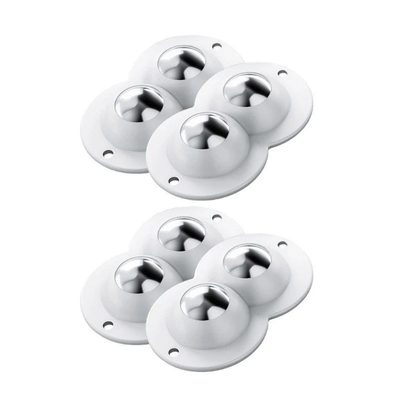 Set Of 4 On Double Wheel Casters Easy Glides Up To 100kg Quick Install peeling And Furniture Wheel for Homes