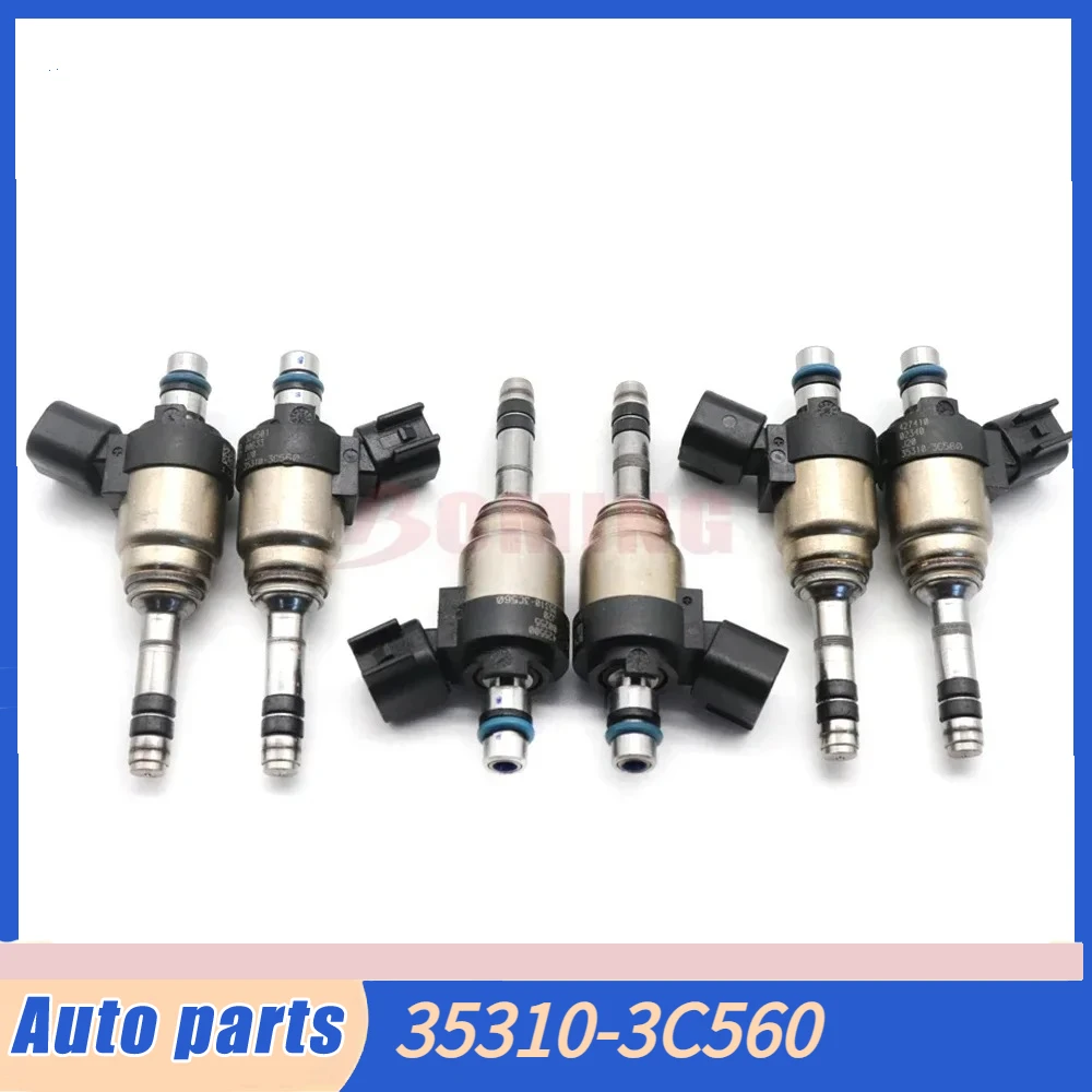 

Car Fuel Injector Nozzle 35310-3C560 6PCS For Hyundai Azera Genesis Santa Fe Kia Cadenza K900 Sedona Sorento 3.3L 3.8L 2011-2018