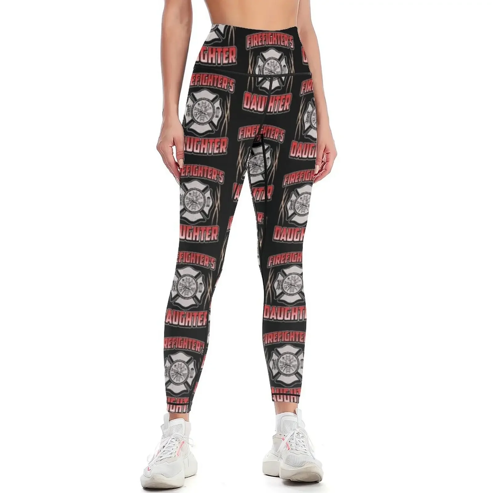 

Firefighter's Daughter Leggings push up legging gym's clothing sportswear gym Women sports Womens Leggings