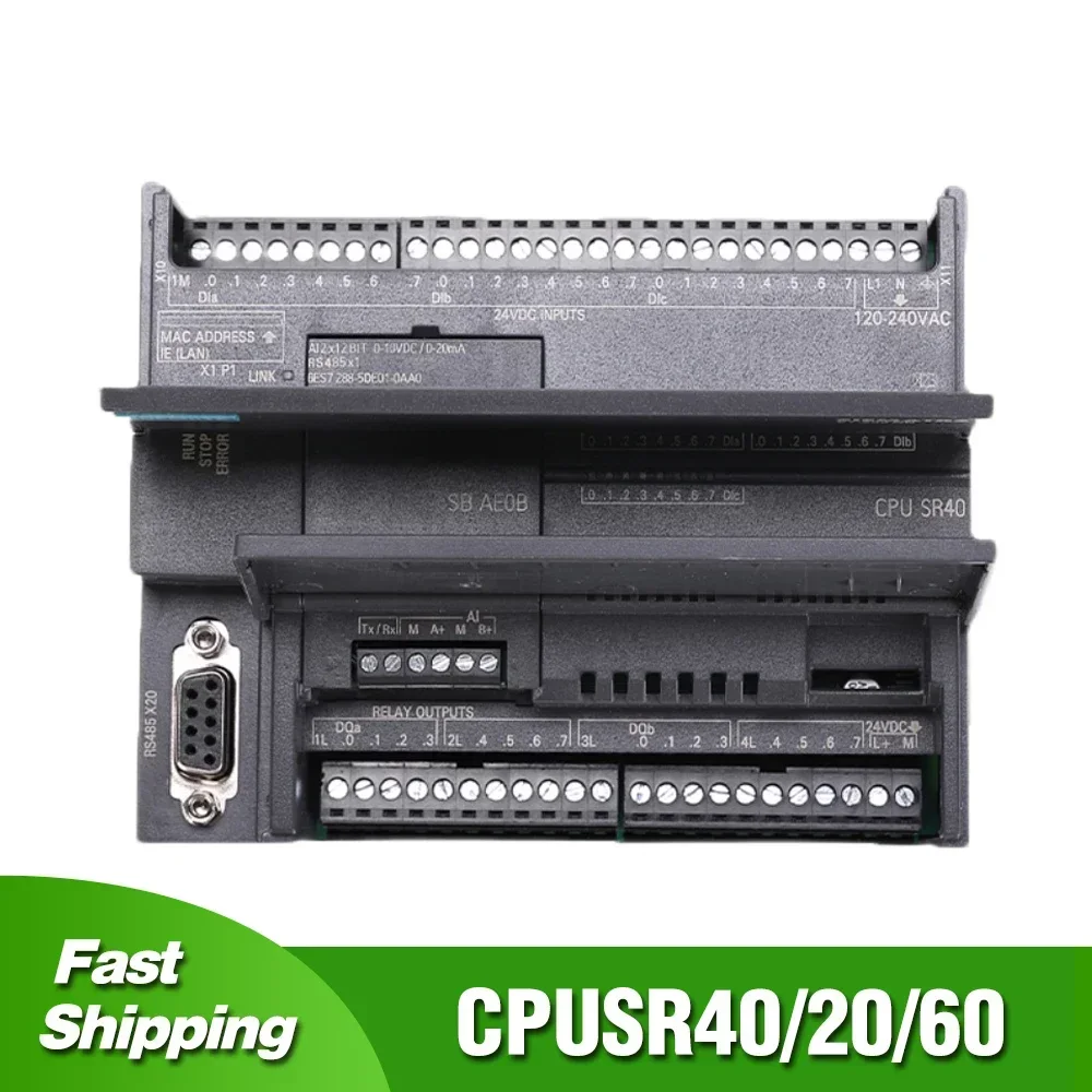 CPUSR40/20/60 PLC استبدال Siemens S7-200 وحدة المعالجة المركزية الذكية SR40 SR20 ST40 CPUST20 وحدة تحكم منطقية قابلة للبرمجة التتابع دعم خريطة PTO #3