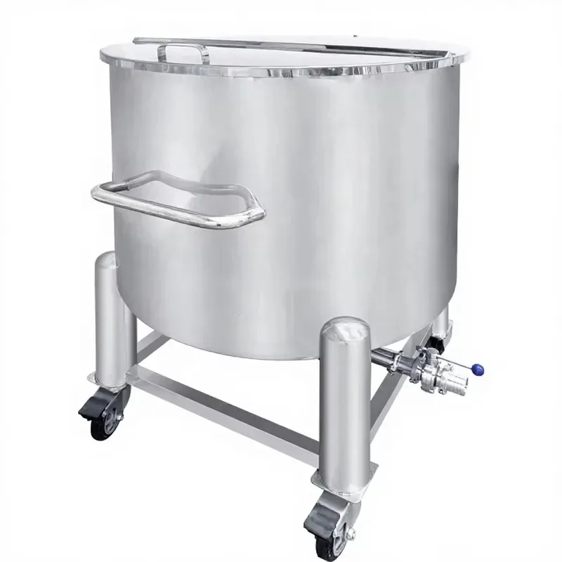 High Quality Stainless Steel Storage Tank for Food and Beverage Machinery Mobile Water Tank