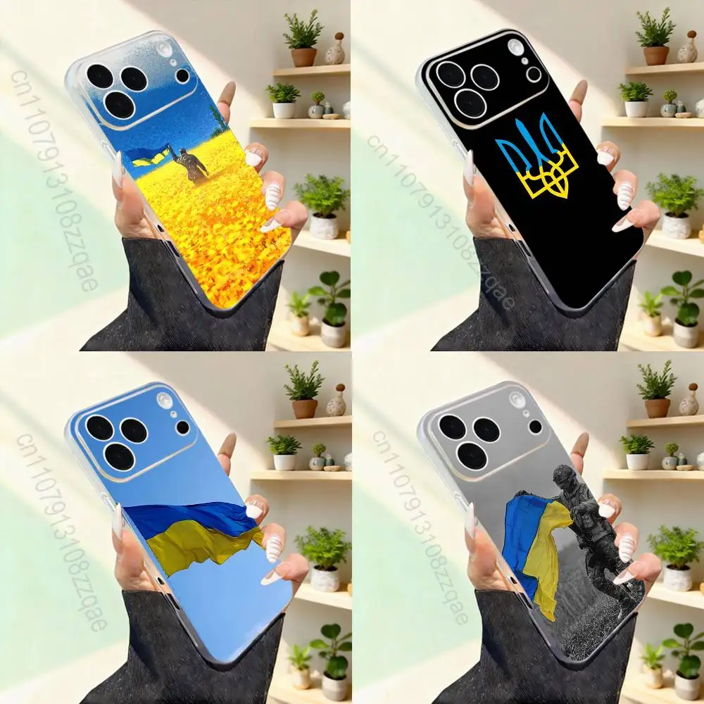 

Ukraine Flag Ukrainian MAP For iPhone 11,12,13,14,15,16,17,Pro,Max,Plus,Mini,SE4,E Phone Case With Magsafe Wireless