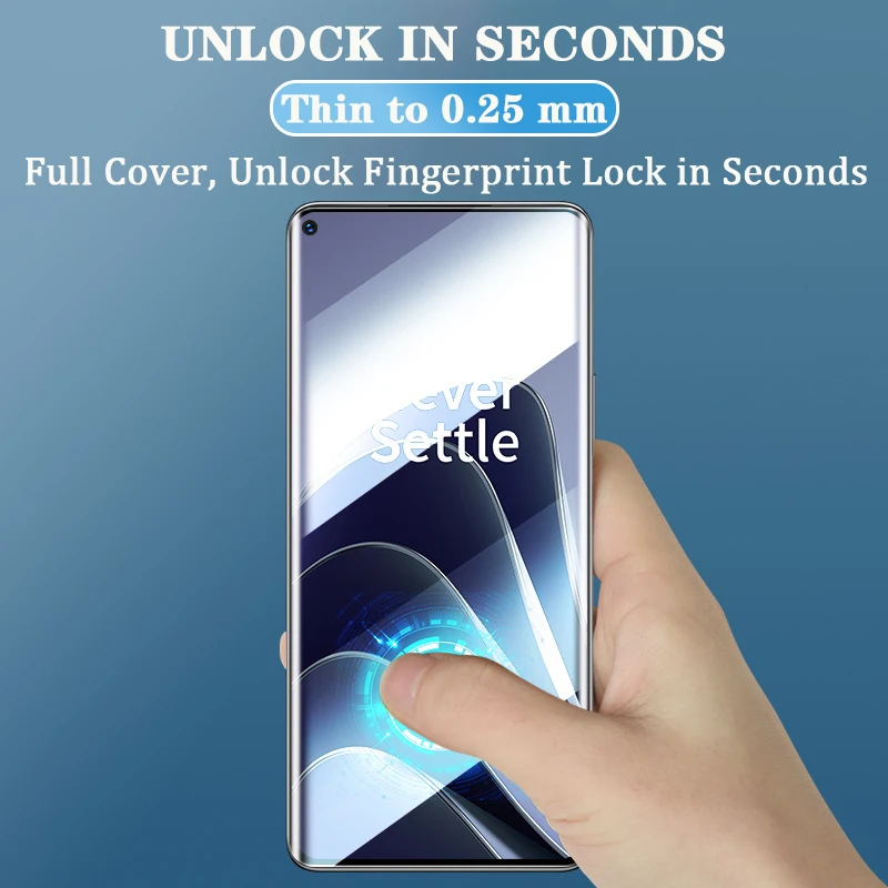 9000D ل Oneplus 11 9Pro 10Pro 8Pro 8 حامي الشاشة Oneplus7TPro 7Pro منحني الزجاج غطاء كامل انفجار واقية الزجاج المقسى #2