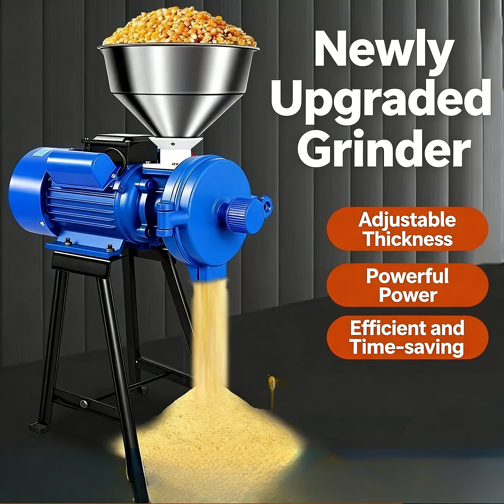 Grain Mill Grinder - Полностью автоматическая мини-электрическая многофункциональная мельница для