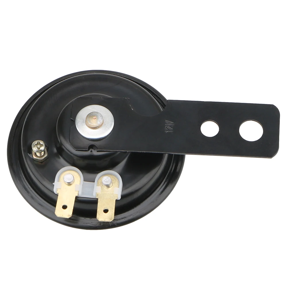 12V Horn 1.5A 105db Universal Motorcycle Electric Horn Kit Waterproof Round Loud Horn Speakers Signal for Motorcycle