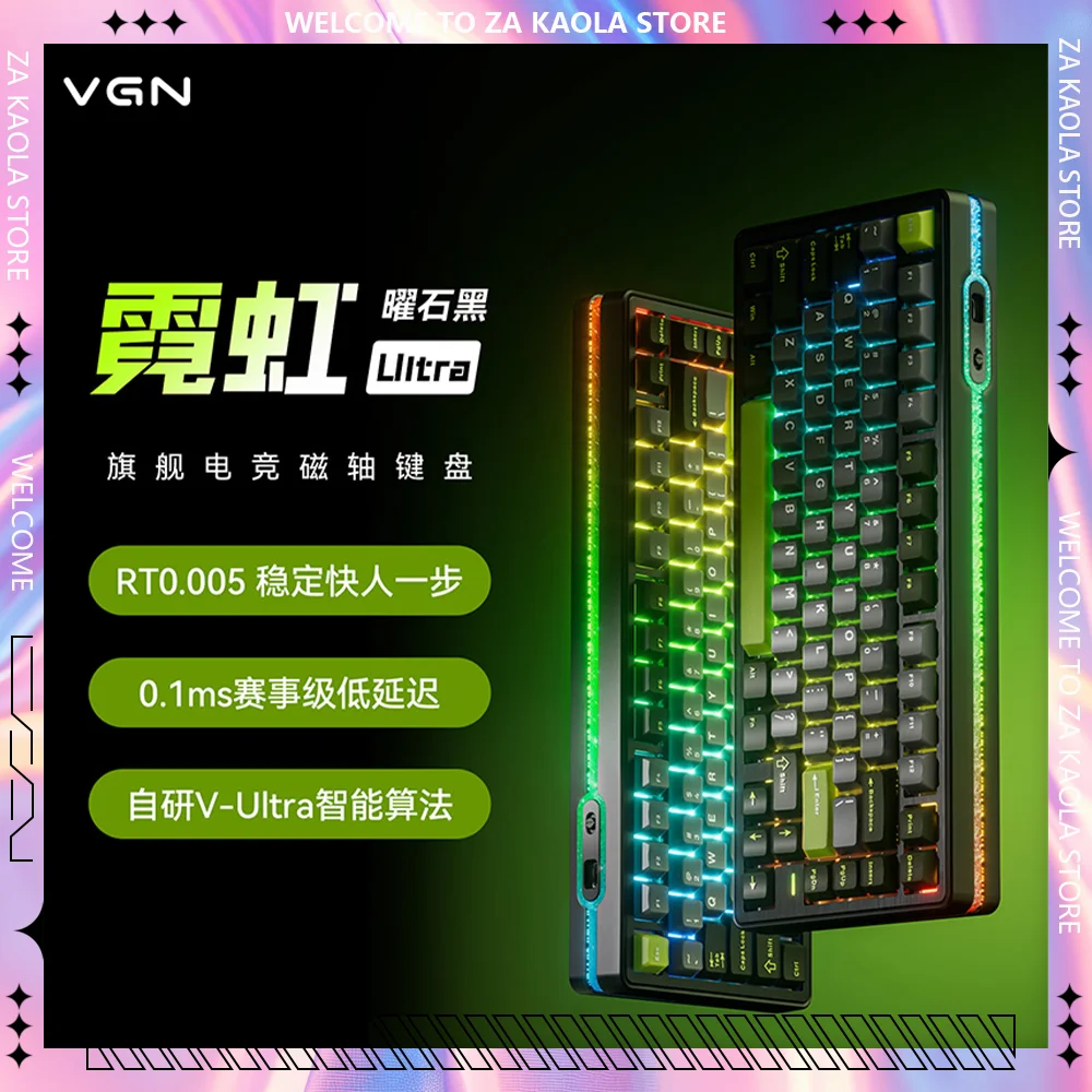 

VGN Aula F2098 Pro Mechanical Keyboard Magnetic Shaft Single E-sports Gasket Customized Chips 8K Hot Swappable Gaming Customized