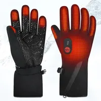 Touch Screen Warm Thermal Hand Warmer Lithium USB Battery Electric Unisex Heated Cycling Gloves