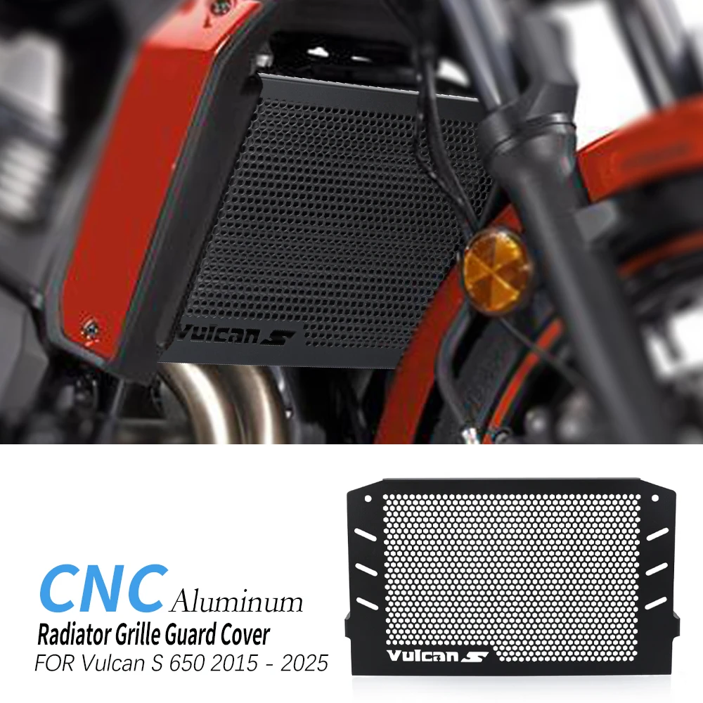 

Radiator Guard For Kawasaki Vulcan S 650 S650 VN650 VN 650 2015 - 2025 Radiator Protector Grille Grill Guard Protection Cover