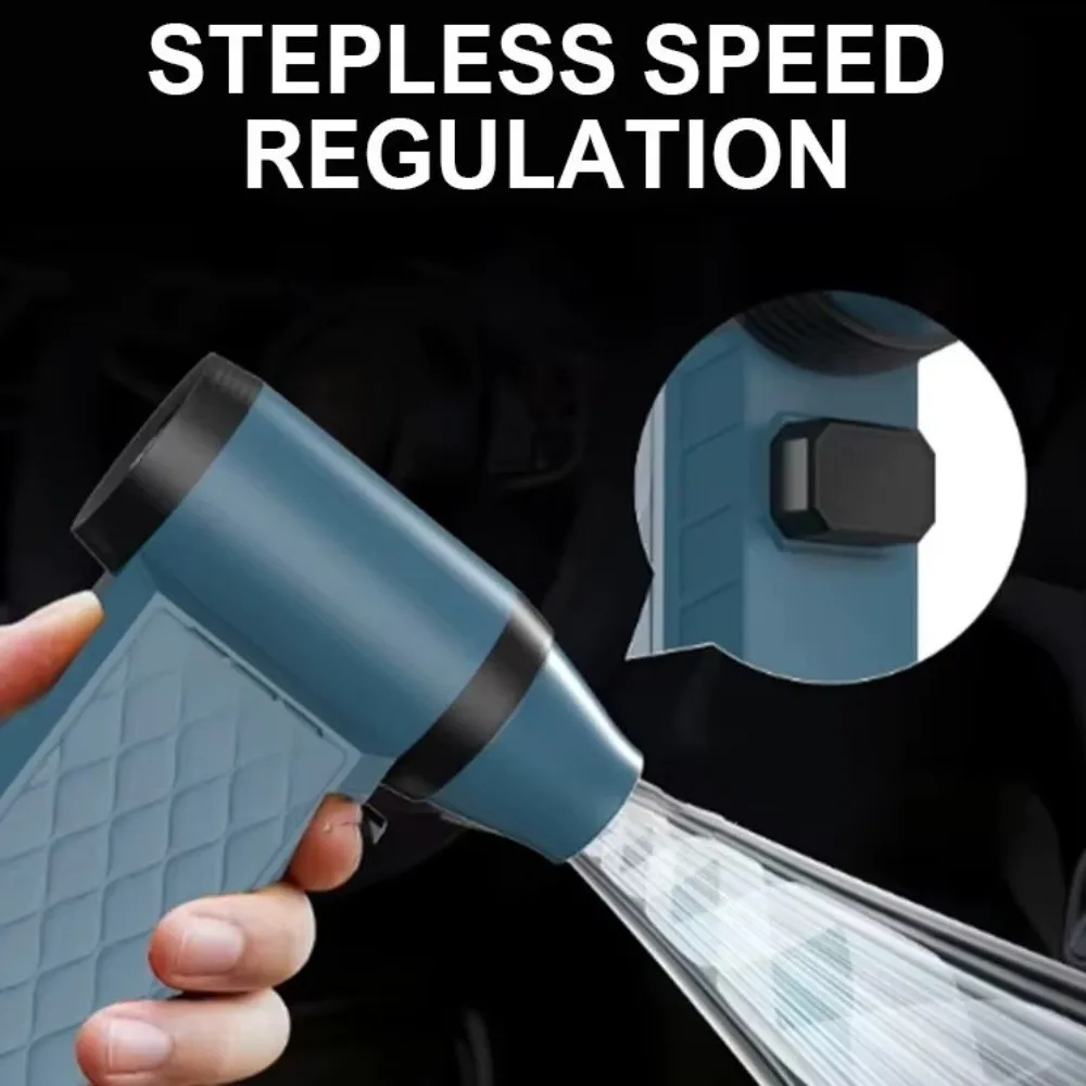 

Новый мини-струйный вентилятор 130000 об/мин, регулируемая скорость ветра, USB перезаряжаемый высокоскоростной бесщеточный мото-пылесборник, жестокий автомобильный вентилятор