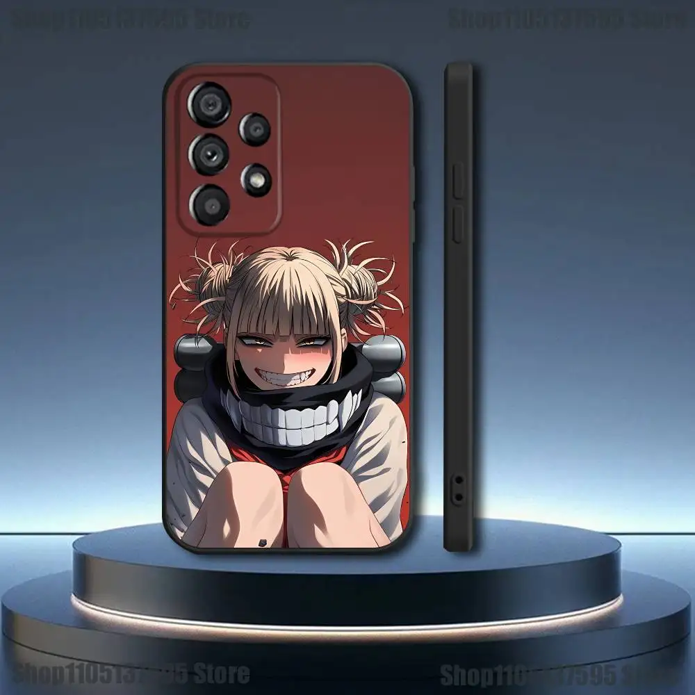 Etui na telefon Anime Toga Himiko do Samsung Galaxy A73,31,32,72,41,53,52,71,22,5G,Note,J7,8,9 Miękka czarna obudowa