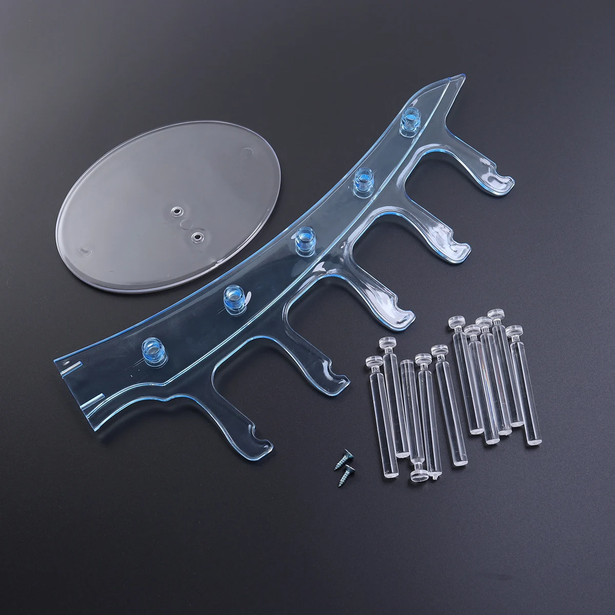 

5Pairs Acrylic Glasses Display Stand Sailboat Shape Eyeglasses Sunglasses Rack Holder Shelf Portable Jewelry Display for Home