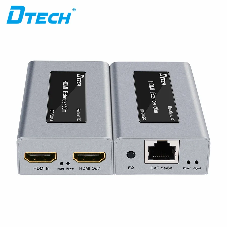 Extensor HDMI 50m Cabo extensor HDMI 1080p @ 60hz Extensor HDMI com IR