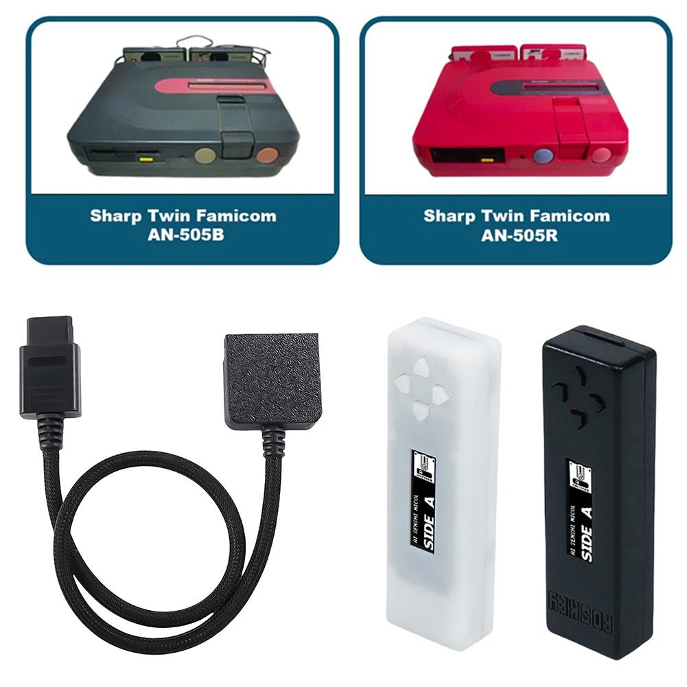 FDSKey Emulator +Cable Adapter FDSKey Drive Emulator Connector For Sharp Twin Famicom AN-505-RO/AN-505-BK/AN-505B