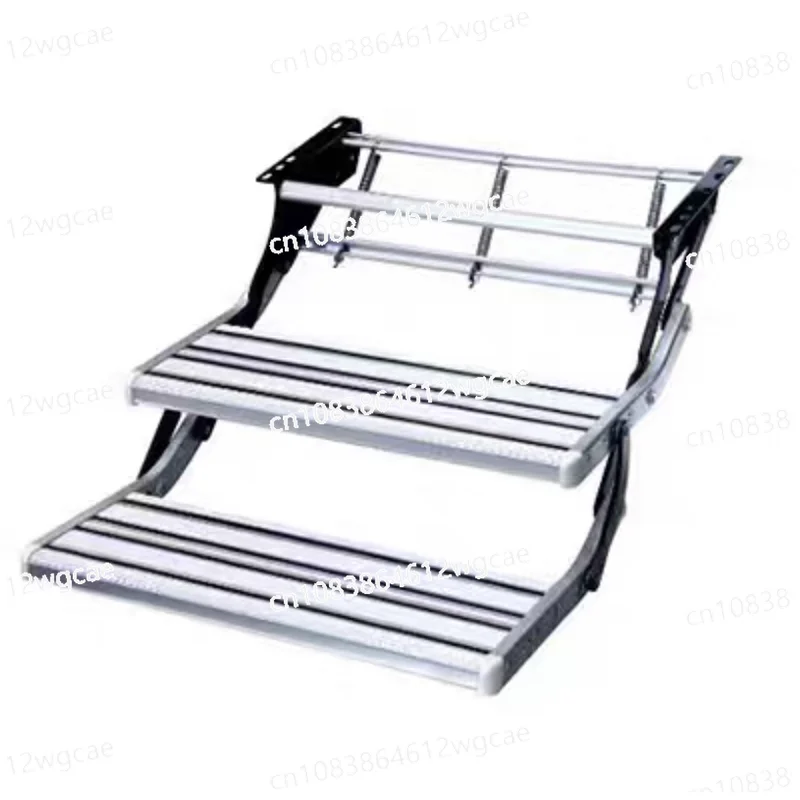 

Aluminum Alloy Antiskid Motorhome Manual Pedal Step Telescopic Steps Ladder Portable Single/Double Step Folding Step Ladder