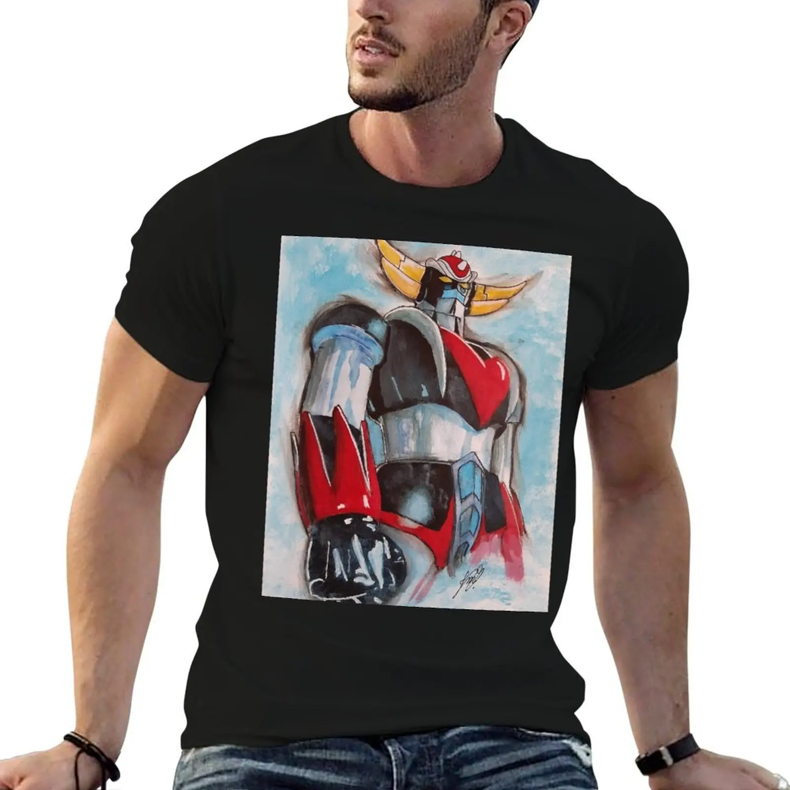 

GRENDIZER, alias GOLDORAK T-Shirt t shirt personalised anime t shirts oversize t shirt man cotton T-shirt