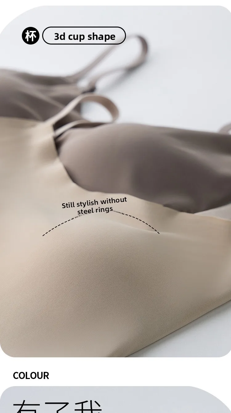 M-2XL Schönes Rückenträger-Top mit integriertem BH, Damen-Sommer-Top mit festem Cup, als Oberbekleidung oder Untertop geeignet, für 40-80 kg. – Detail 8