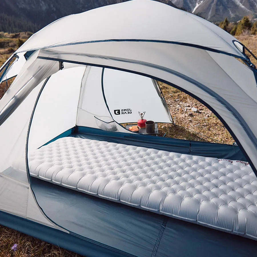 Naturehike الشتاء التخييم وسادة النوم خفيفة فراش R-Value 8.8 وسادة هوائية في الهواء الطلق المشي لمسافات طويلة السفر المحمولة بساط نوم