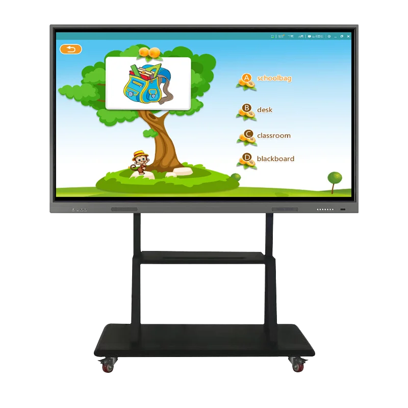 

65-дюймовый сенсорный телевизор Android 13, интерактивная универсальная доска, онлайн-обучающая конференц-машина
