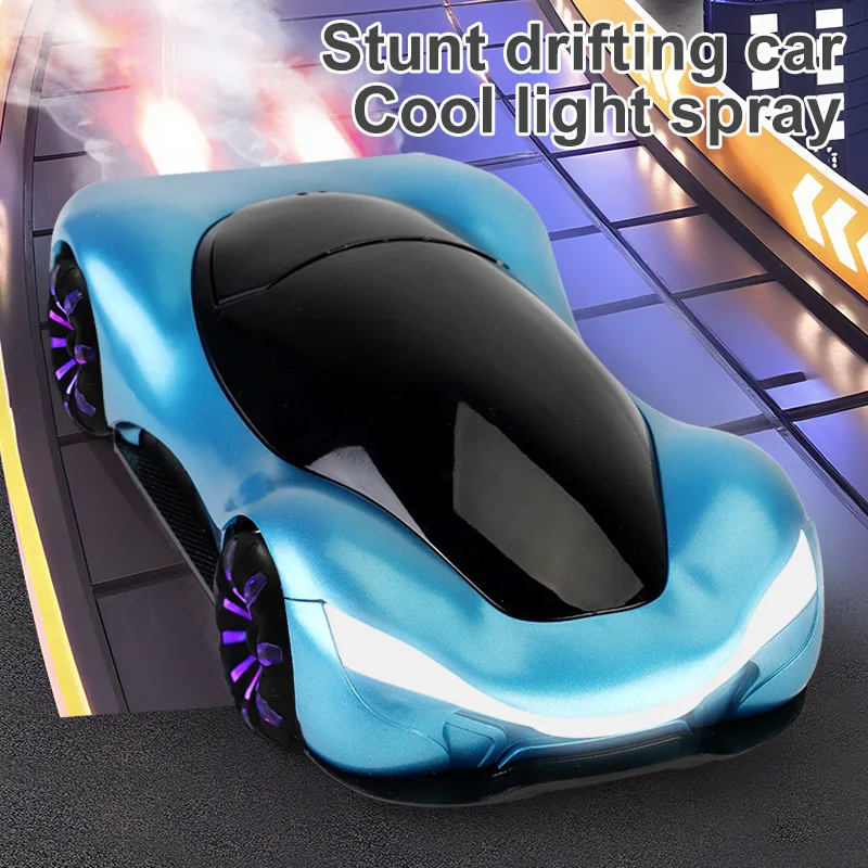 2.4G  Remote Control Car Toys 360D Stunts Drifting Cool Lights Spray Signals Full Range of Controls New Energy Concept Car Toys