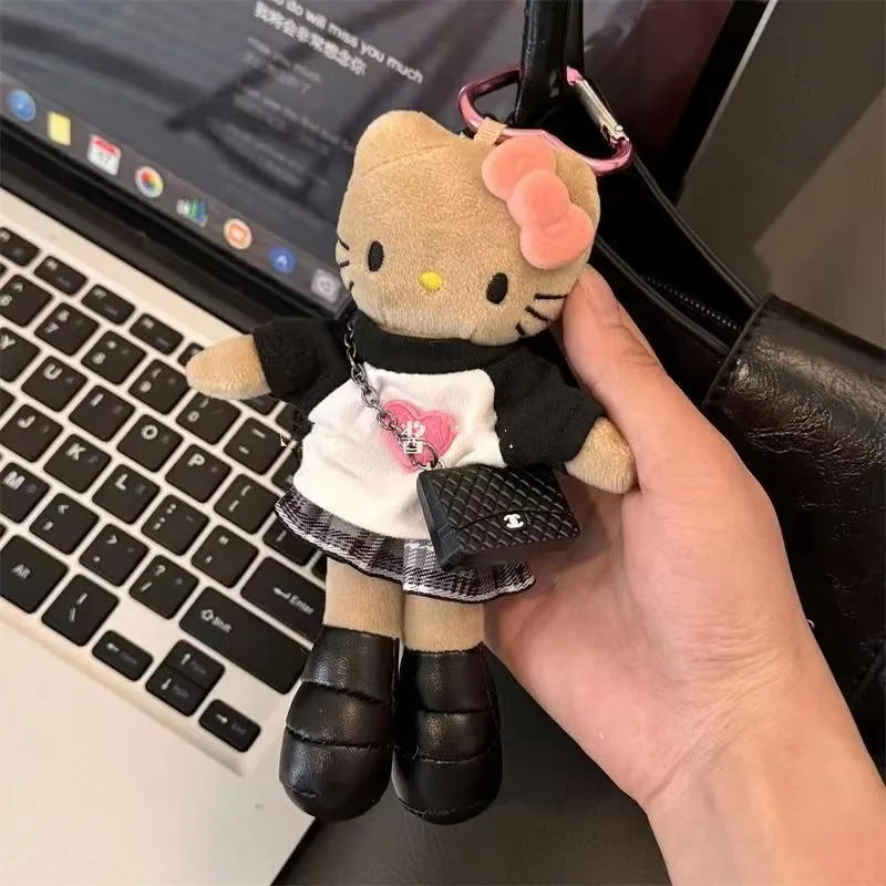 Sanrio Sanrio cartoon figurine keychain, adorable Hello Kitty pendant,book cover decoration plush toy,couples’ tokens,children’s gifts. - Aliexpress Deal
