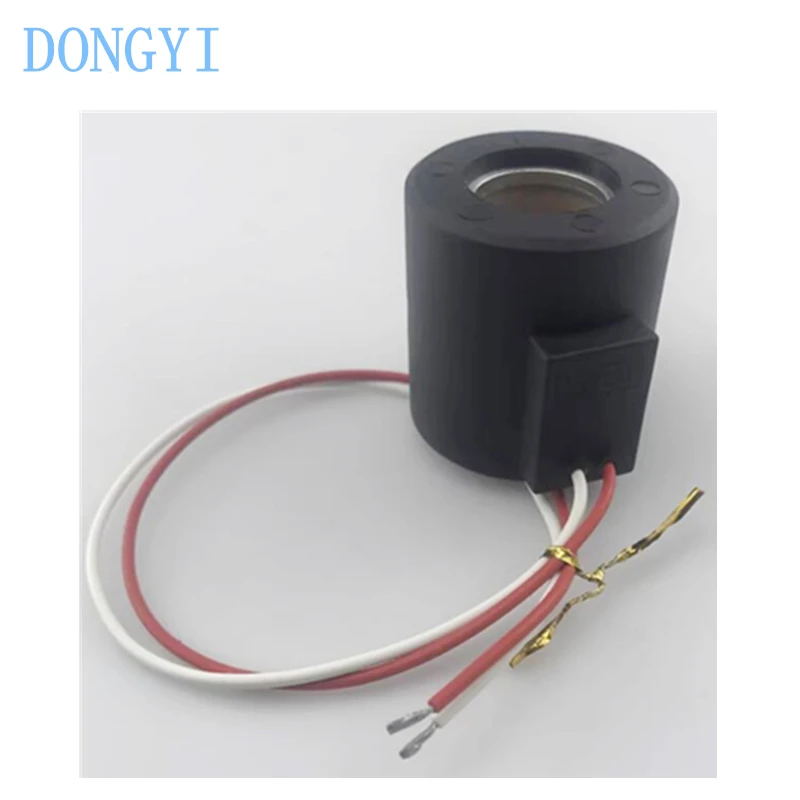 SKM5 Hydraulic Solenoid Valve Coil Inner Hole 22mm Height 48.5mm DC24V DC12V