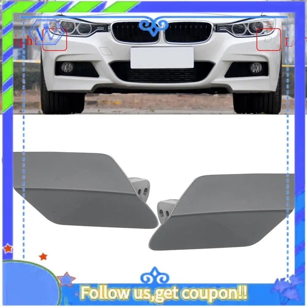 

M46K-Car Headlight Head Light Lamp Washer Nozzle Cover Cap For -BMW 2011-2019 F30 F31 F35 320 323 325 328 330 335