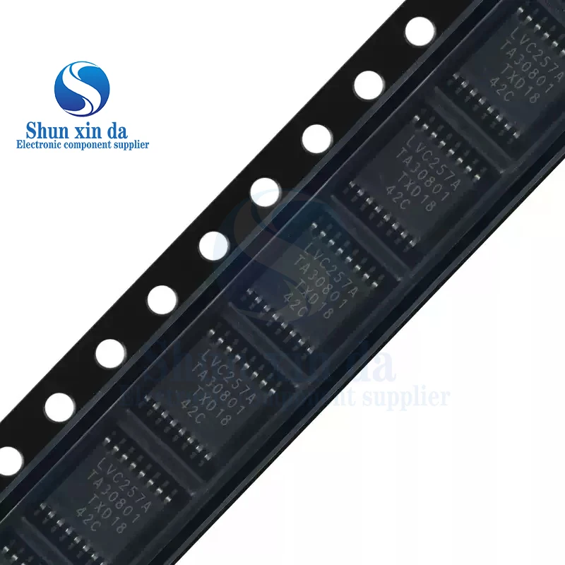 10PCS LVC257A 74LVC257APW SN74LVC257APWR LC257A TSSOP-14 Quad 2-input Multiplexer With 5V Tolerant Inputs Outputs 3-state IC