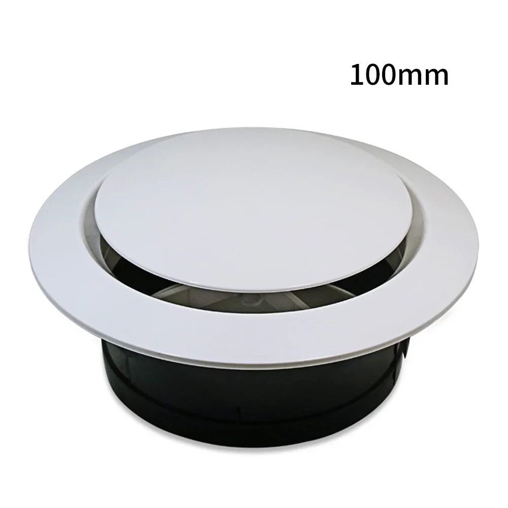 Vent Cover Air Outlet Ventilation Diffuser 100MM Air Conditioning Tube Adjustable Louver Air Conditioning Ventilation