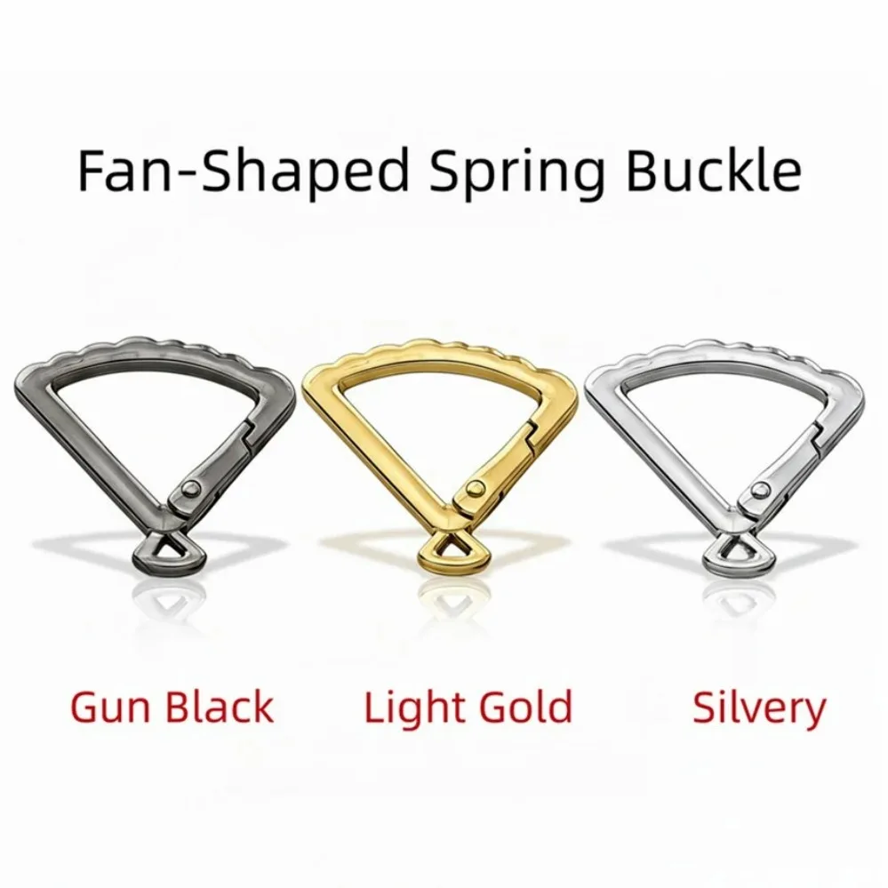 100Pcs/lot Triangle Spring Gate O Ring Openable Leather Bag Handbag Belt Strap Buckle Connect Keyring Pendant Key Chain Snap DIY