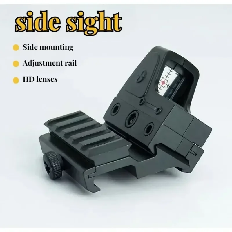 2026 Neu eingetroffen: Kinder-Spielzeugmodell-Zubehör – Seitenvisier-Einstellschiene mit HD-Linse, 20 mm Universal-Führungsschiene für taktisches Spielen – Detail 1