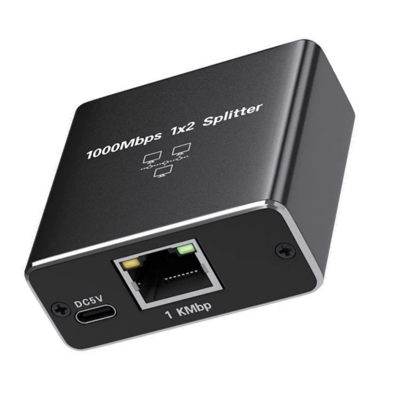 Ноутбуки Gigabit RJ45 Адаптер сплиттеров USB Powered для дома 1000 Мбит / с