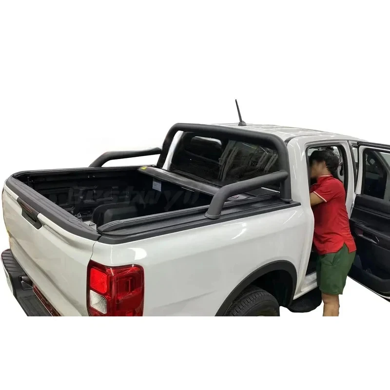 BESTWYLL Retractable Roller Shutter Tonneau Cover Aluminum Next Gen Ranger T9 2023+ Pickup Bed Mod Accessories