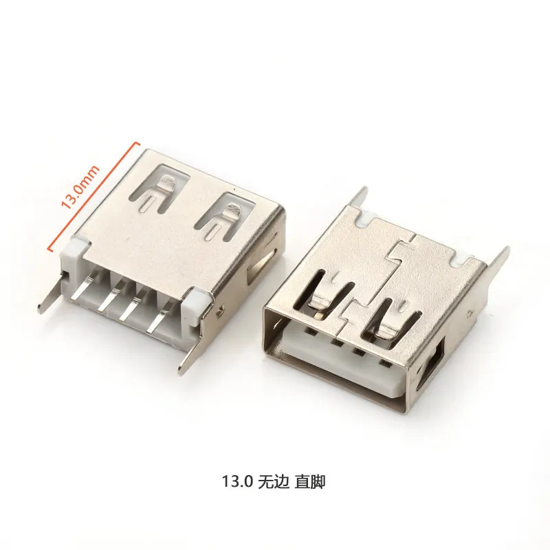 10 Stück USB 2.0 Buchsenstecker 10,0/13,0/13,7/15,0/17,5/19,6/20,5/24,5 MM Gerader Stecker Ladeanschluss AF180 ° für Elektronik – Detail 10