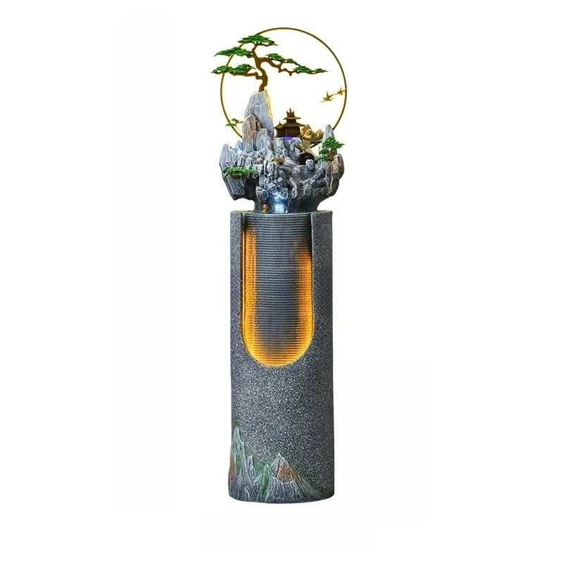 lt Living Room Rockery Flowing Water Ornaments Circulating Water Floor Office Opening Landscape Decoration