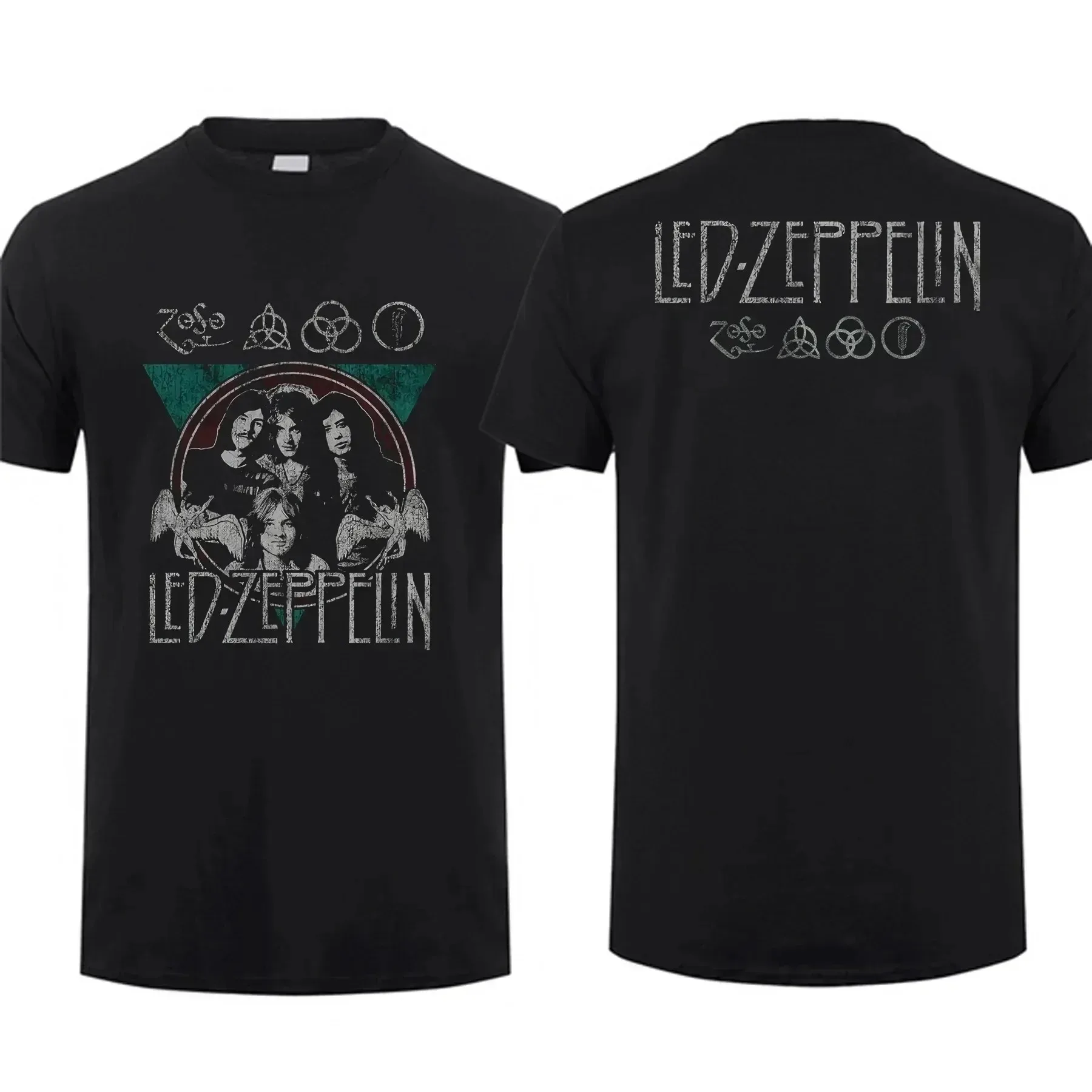 Vintage Rock Band Led Tour Mothership Zeppelin Bedrucktes T-Shirt für Herren und Damen Baumwoll-T-Shirt Herren-T-Shirts 2026 Sommer Neue Oberteile – Detail 10