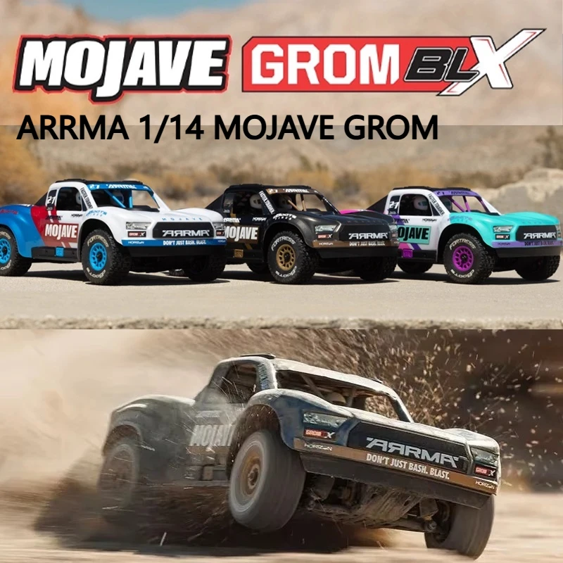

Arrma 1/14 Scale Mojave Grom Brushless Rc Car Remote Control Electric Four-Wheel Drive Off-Road Desert Truck Toy For Ages 14+