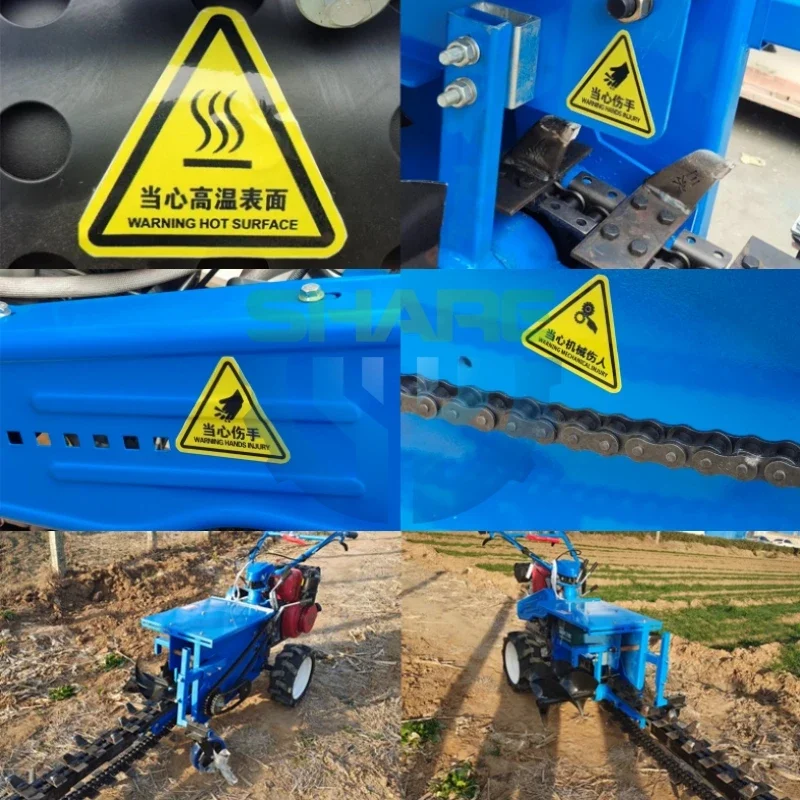 Chainsaw Trencher Machine Digger Chain Trench Digging Trencher Machine Mini Automated Canal Trencher Machine Minidigger