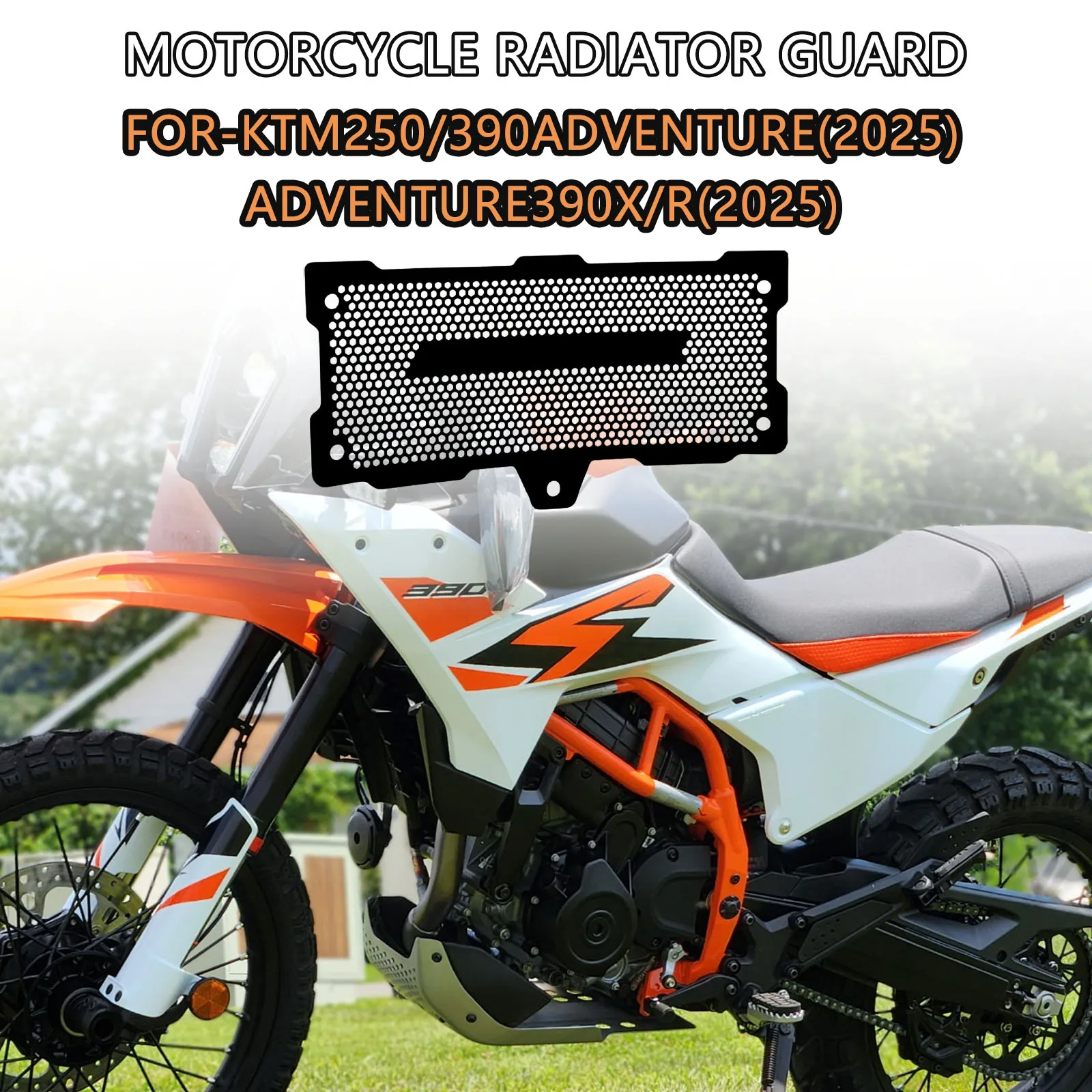

For KTM 390 ADVENTURE R X 2025 250 ADV Motorcycle Accessories Radiator Guard Grille Grill Cooling Cover Protection 390 ADV X R