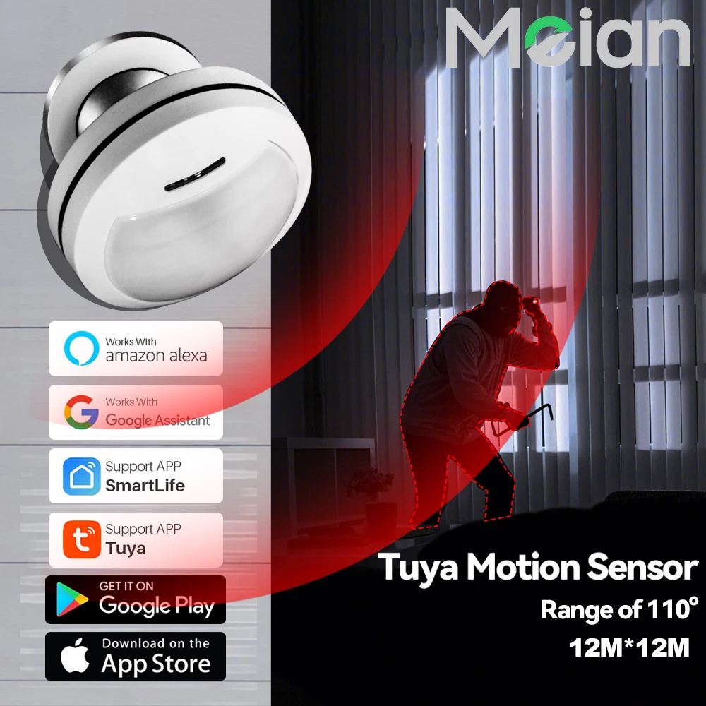 Imagem -04 - Meian Tuya Zigbee Sensor Zigbee 3.0