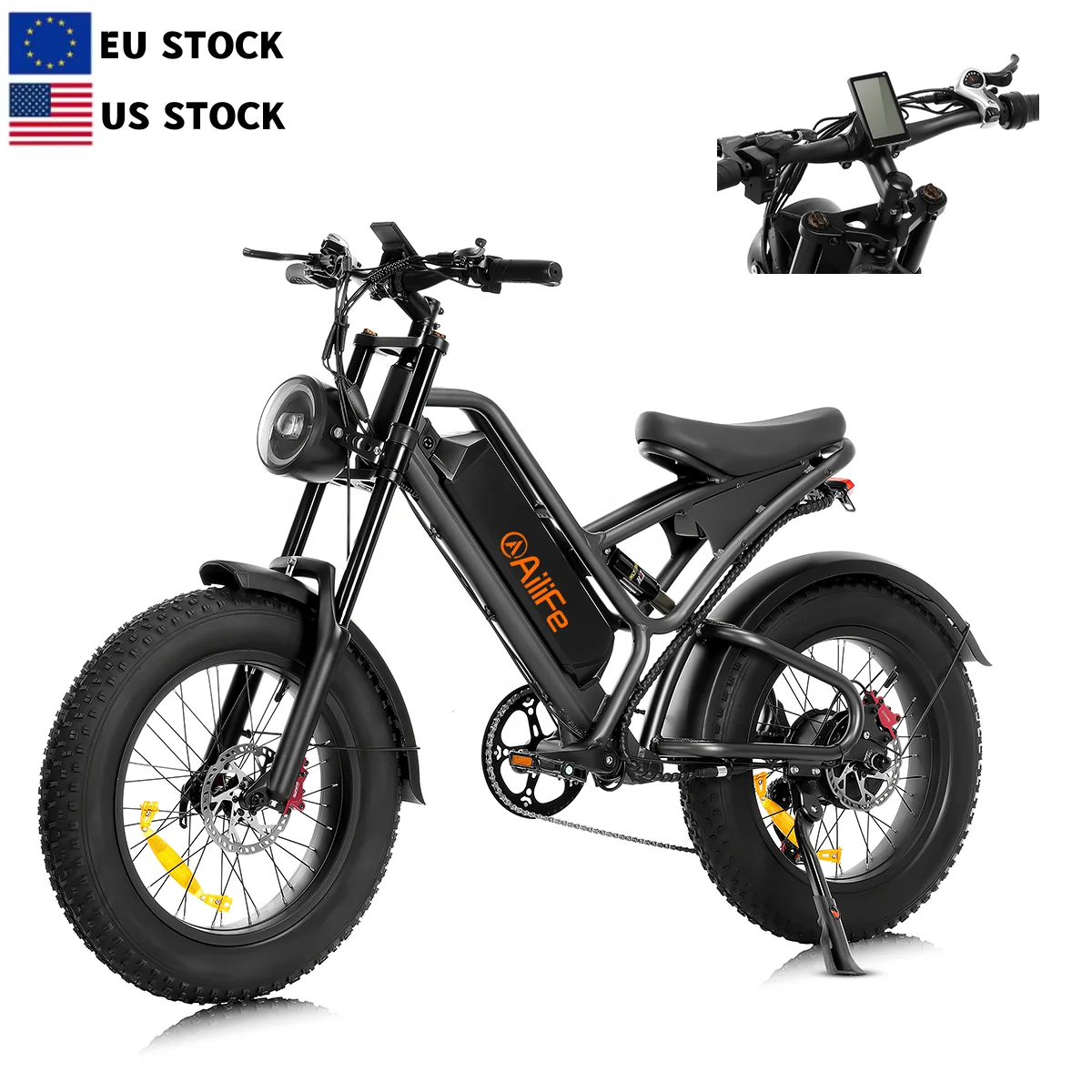 750W 48V Fast Multifunction Folding Mountain Road Fat Tire Electric Bike