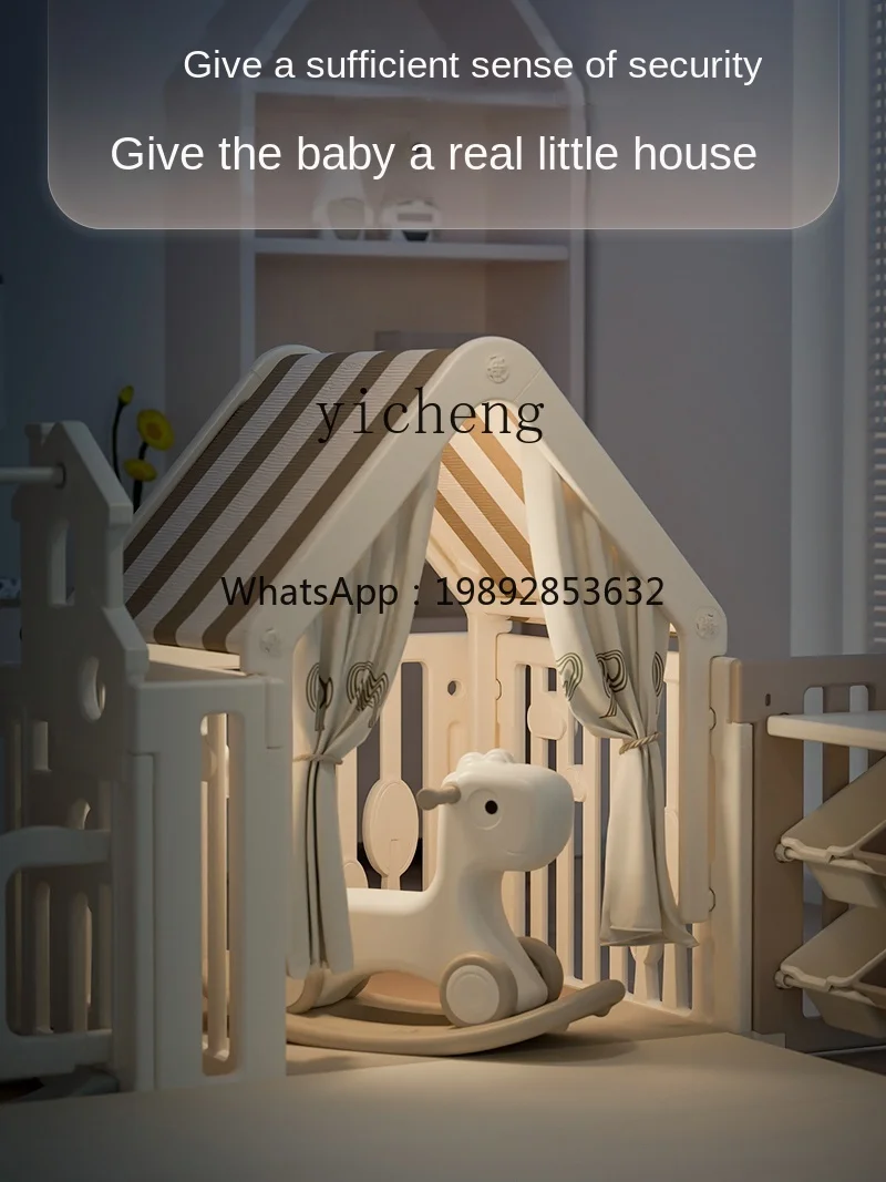 ZZ Baby Game Fence Children Crawling Mat Protective Grating Baby Indoor Home Fence Amusement Park
