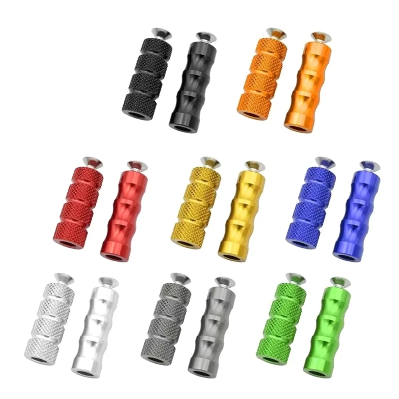 

1set Motorcycle Footpeg Rear Foot Peg Set for Motorbike Brake Lever Pedal M6 D5QD