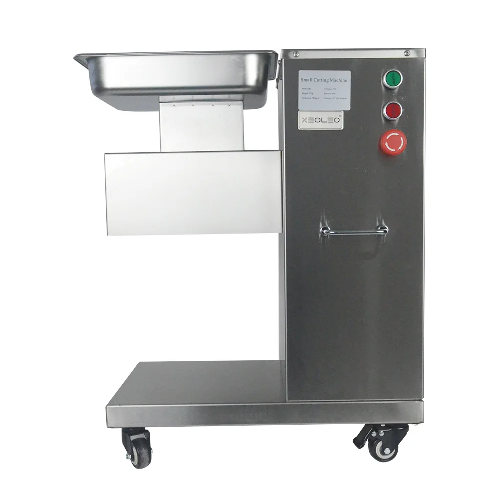 3mm Commercial Automatic Fresh Meat Slicer Vegetable Shredder Pork Cutter Beef Dicer Meat Shredding Cutting Machine
