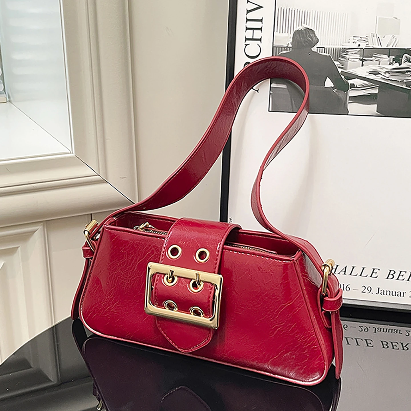 Vintage Bridal Red … - image