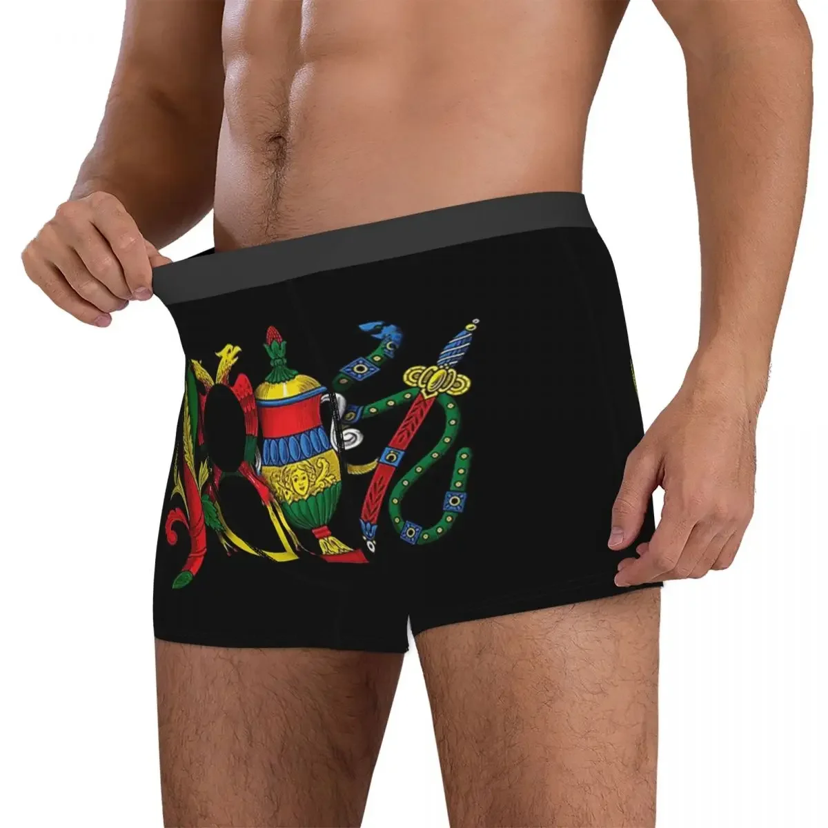 Boxer Underpants Shorts Italian Aces Briscola Scopa Card Panties Men Ventilate Underwear for Homme Man Boyfriend Gifts