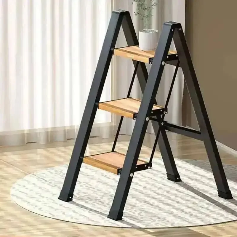 Multifunctional Ladder Ladders Indoor Aluminum Portable Thickened Home Alloy Ladders Folding Kitchen for Furniture Herringbone