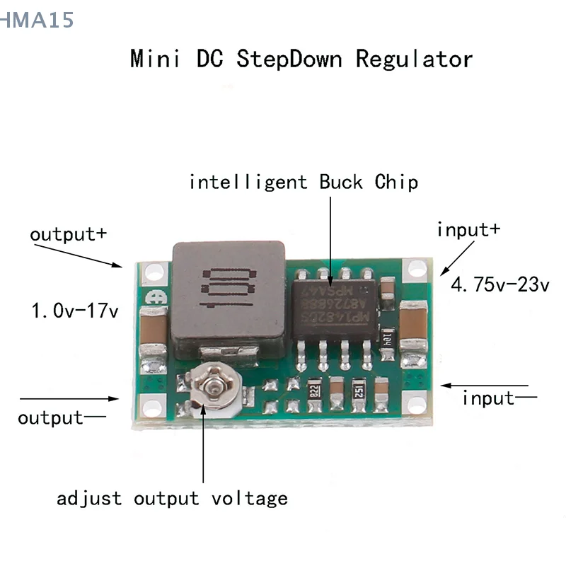 [EL]High Quality Step Down Converter Volt Regulator 3A MINI DC-DC STEP DOWN CONVERTER VOLT REGULATOR 5V-23V TO 3.3V 6V 9V 12V