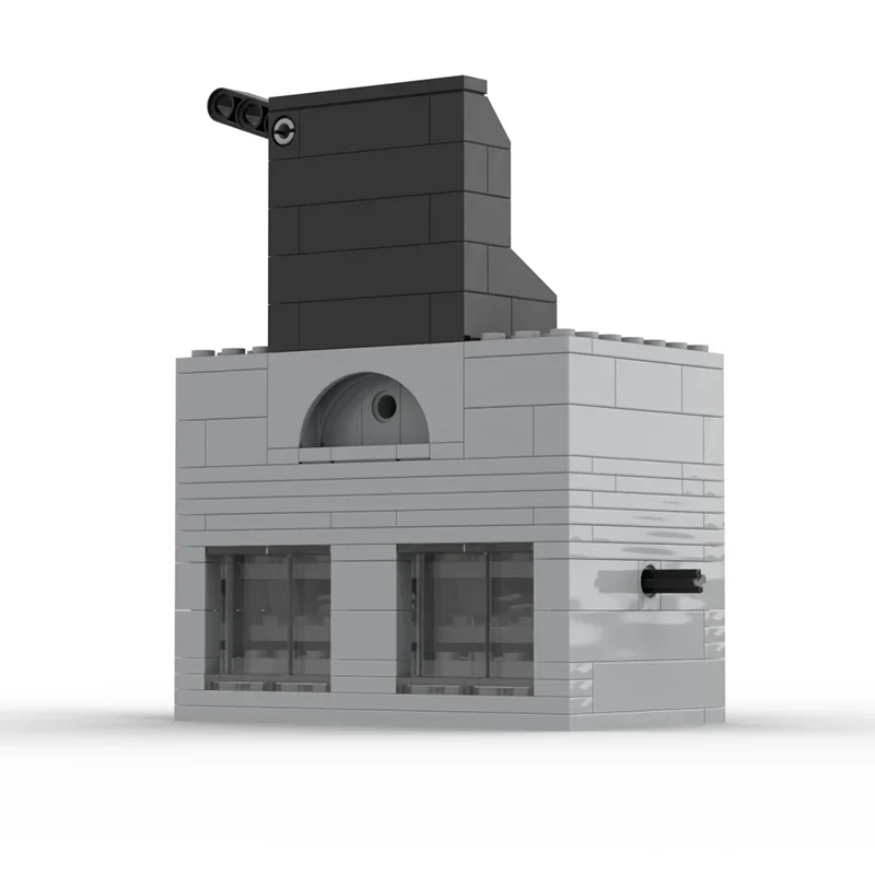 Modèle de construction de ville modulaire Moc, blocs de construction, moteur à vide à 2 Rotors, briques technologiques, assemblage à monter soi-même, ensemble de jouets de vacances, cadeaux