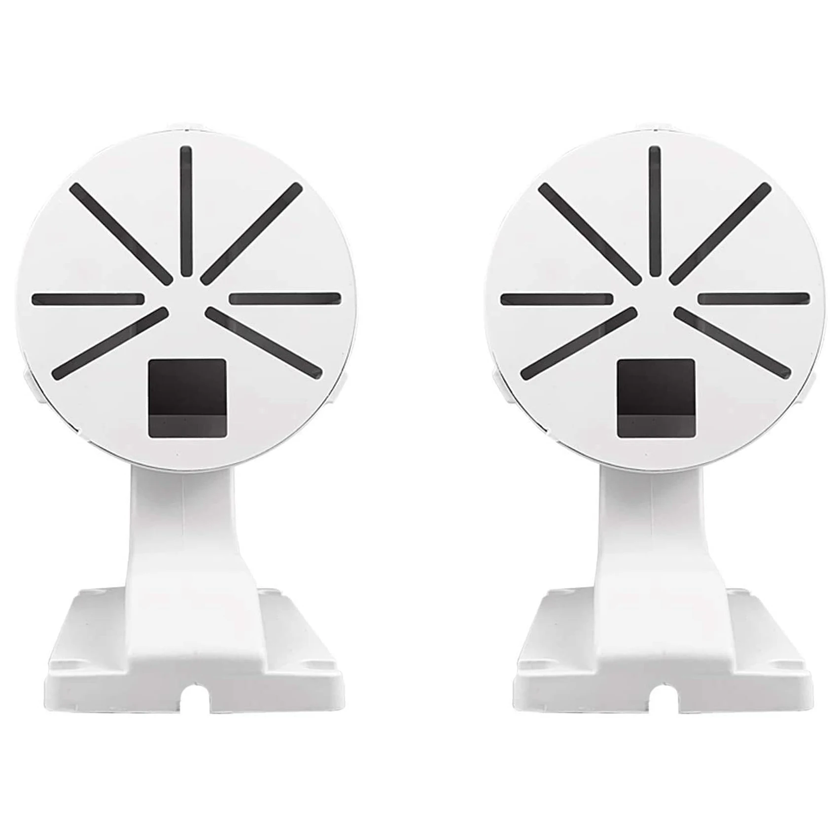 B24B 5X Security Camera Mount Bracket,ABS Indoor Outdoor Wall Mount L-Type Bracket For CCTV Security Dome IP Camera Mounting