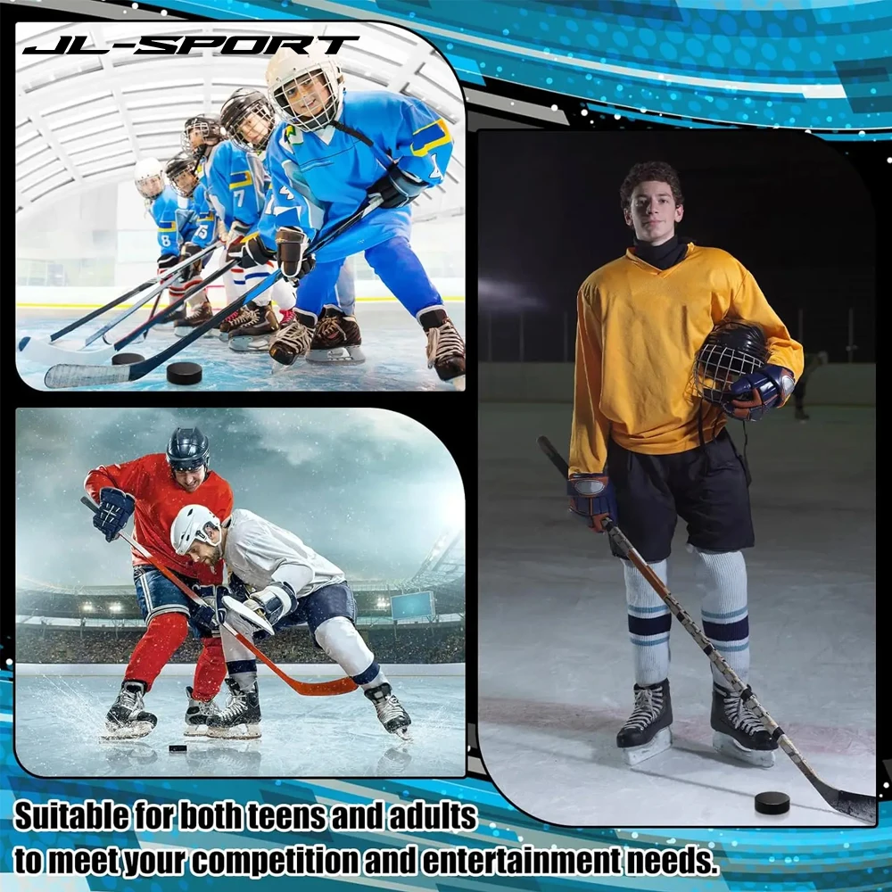 Ice Hockey Pucks 6pcs Ice Hockey Race Use Puck Hockey Puck For Practicing Classic Training Balls